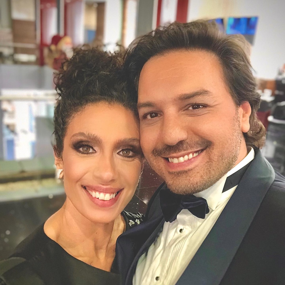 برونو طبال وسينثيا كرم 