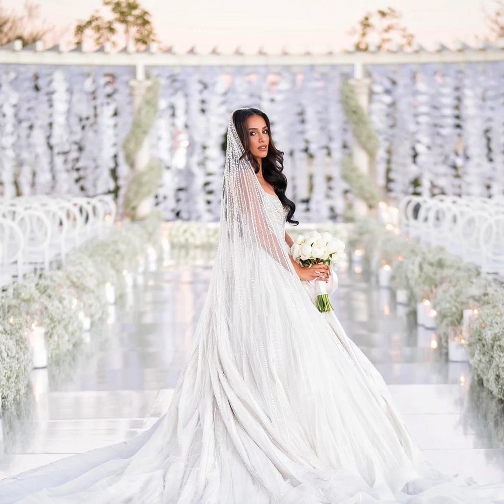 فستان العروس من تصميم دار ياسمين ملاح