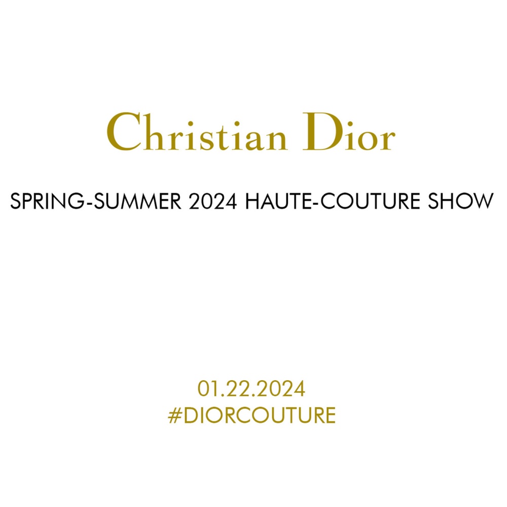 بث مباشر لعرض أزياء ديور للأزياء الفاخرة لربيع صيف 2024