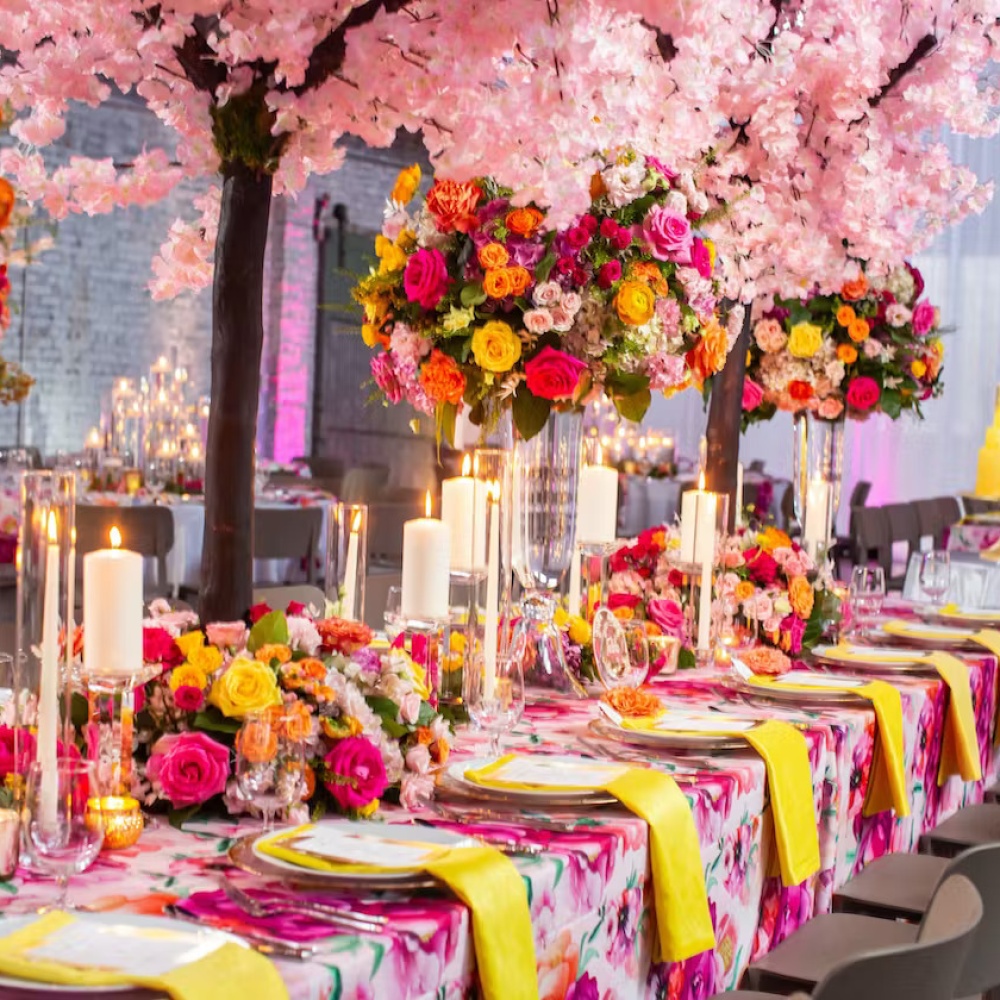 16طريقة حديثة لتزيين حفل زفافك الربيعي