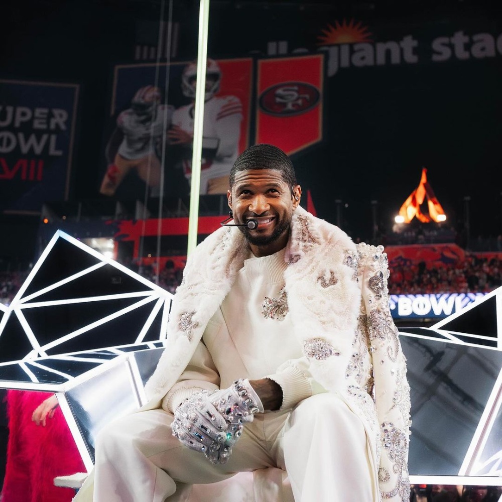 أشر في حفل "سوبر بول 2024"