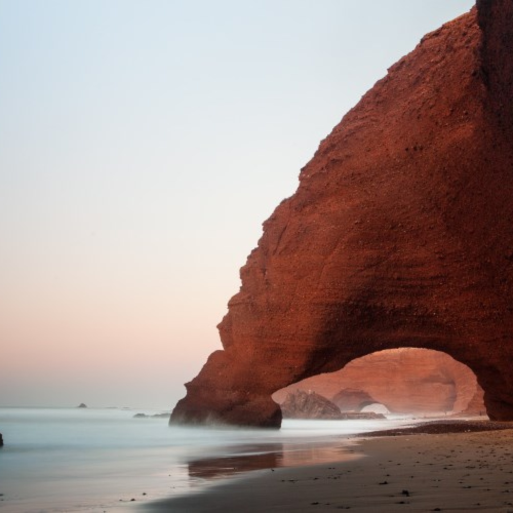 شاطئ الجزيرة Legzira Beach، سيدي إفني
