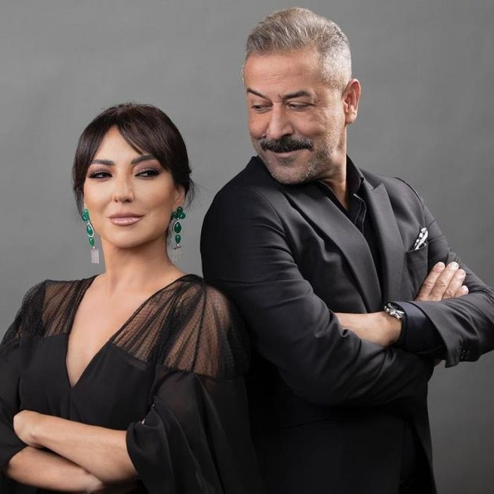 أمل عرفة وعبد المنعم العمايري