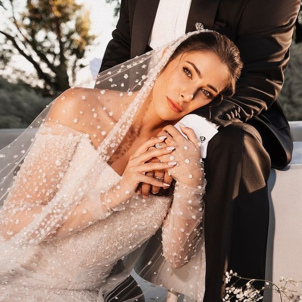 اطلالة دانييلا رحمة بفستان الزفاف 2024