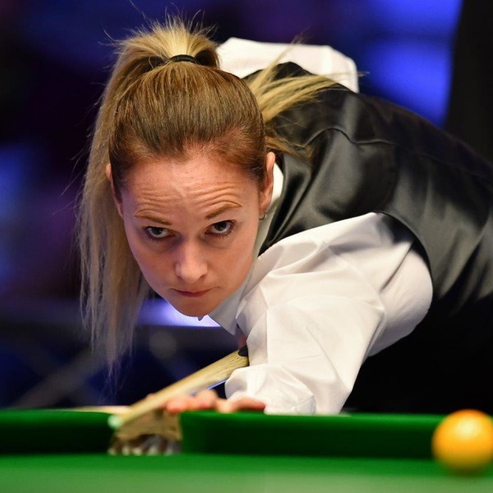 اللاعبة رياني إيفانز تشارك في البطولة - الصورة من موقع womenssnooker