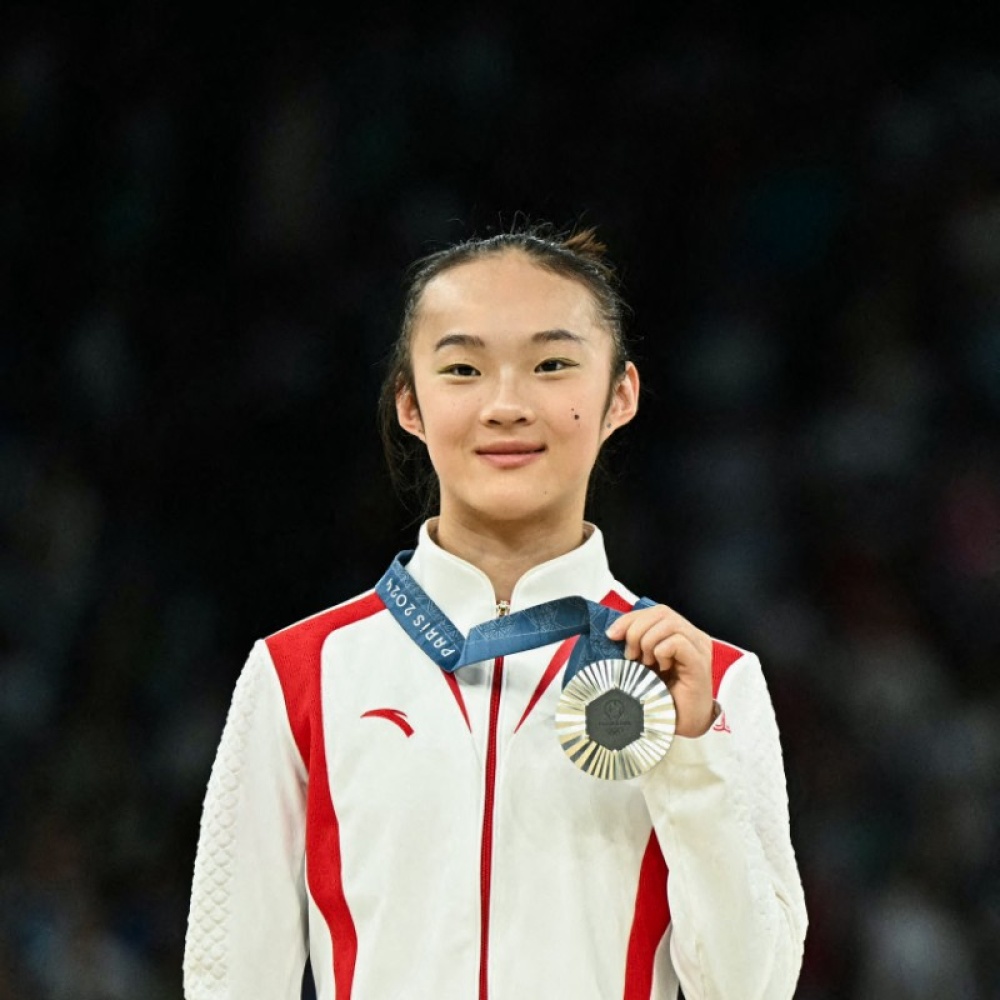 لاعبة الجمباز الصينية ياكين تشو 