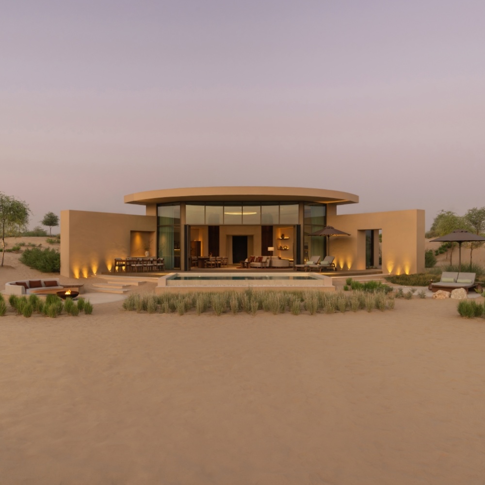 منتجع باب الشمس يكشف عن فلل صحراوية جديدة مزوّدة بمسبح