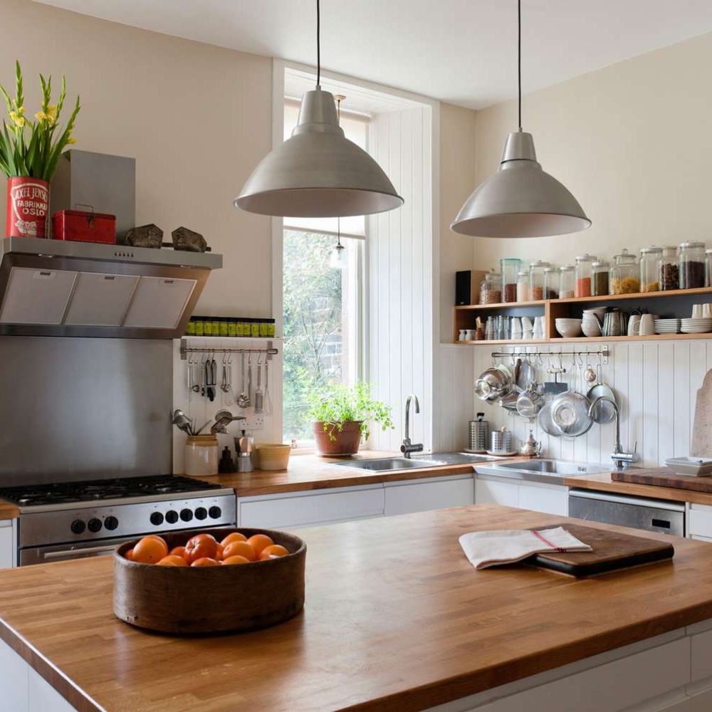 أسطح العمل ذات القطعة الواحدة block countertops