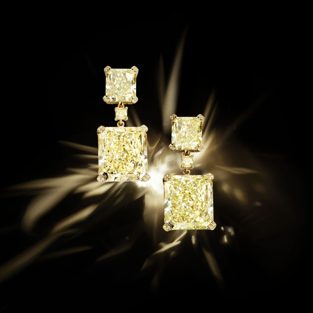 مجوهرات Haute Joaillerie ألق الألماس الأصفر