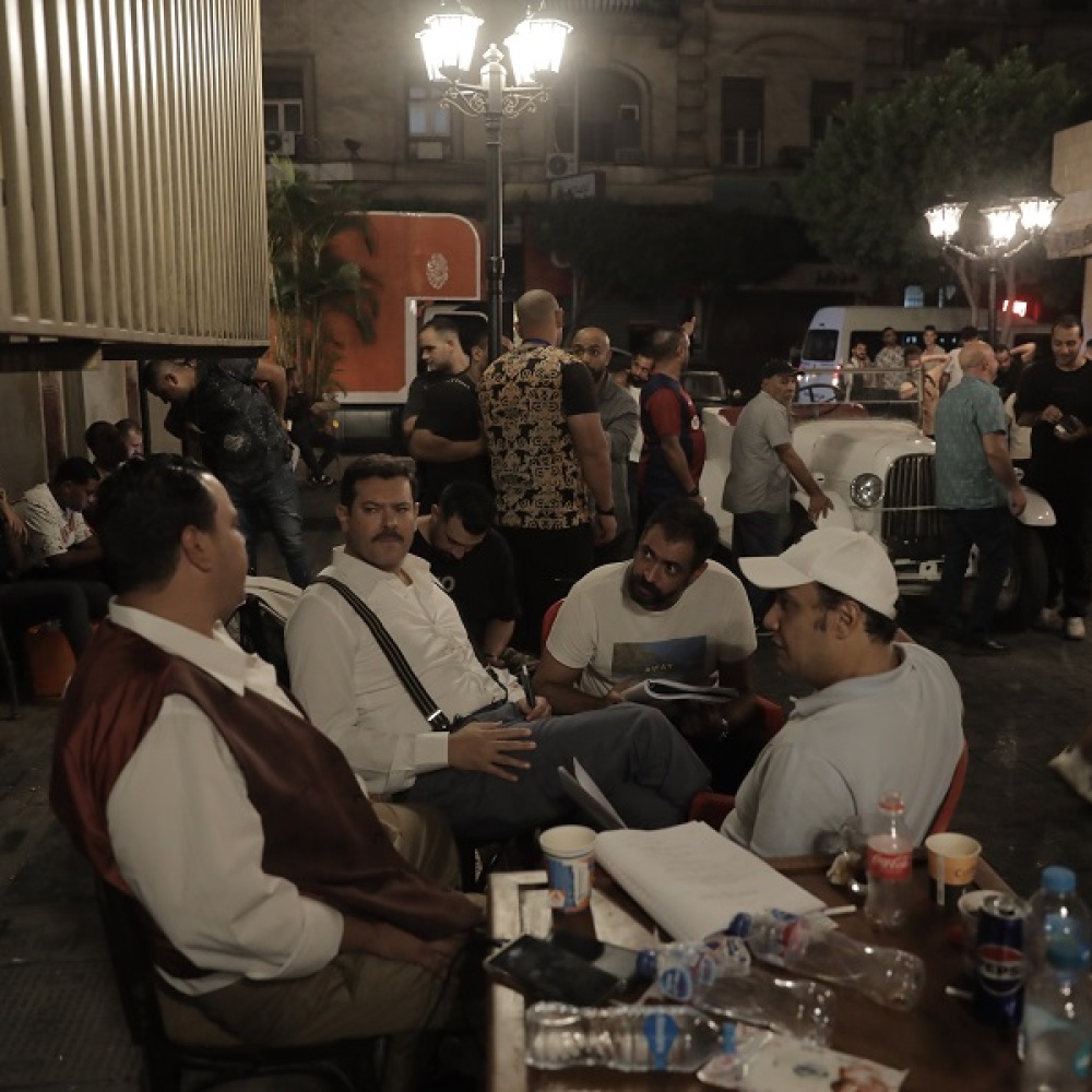 بدء تصوير فيلم "درويش" لـ عمرو يوسف ودينا الشربيني.. بالصور