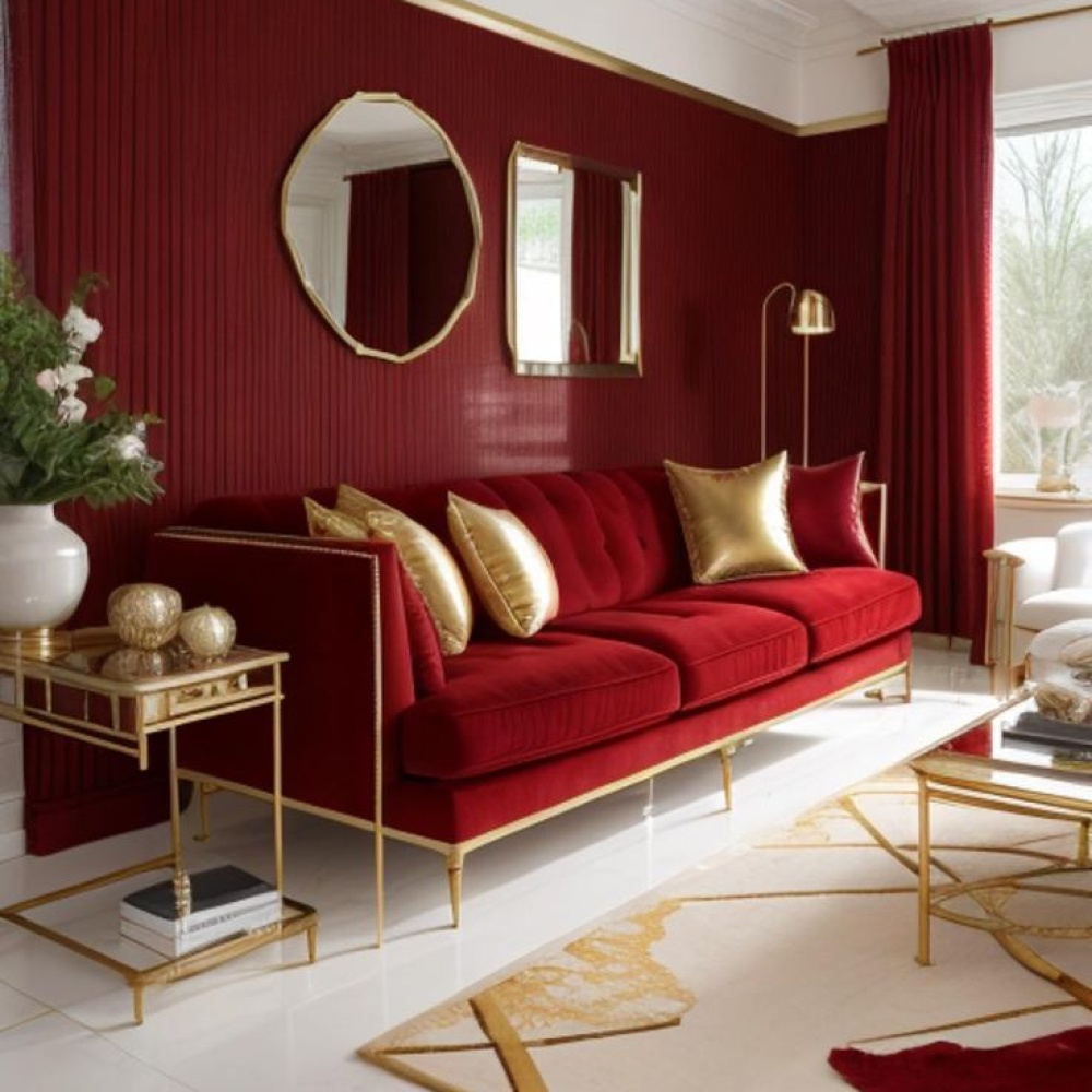 إذا كان الشعور بالحيوية هو هدفك، فينصح الخبراء بتنبي الديكور باللون الأحمر