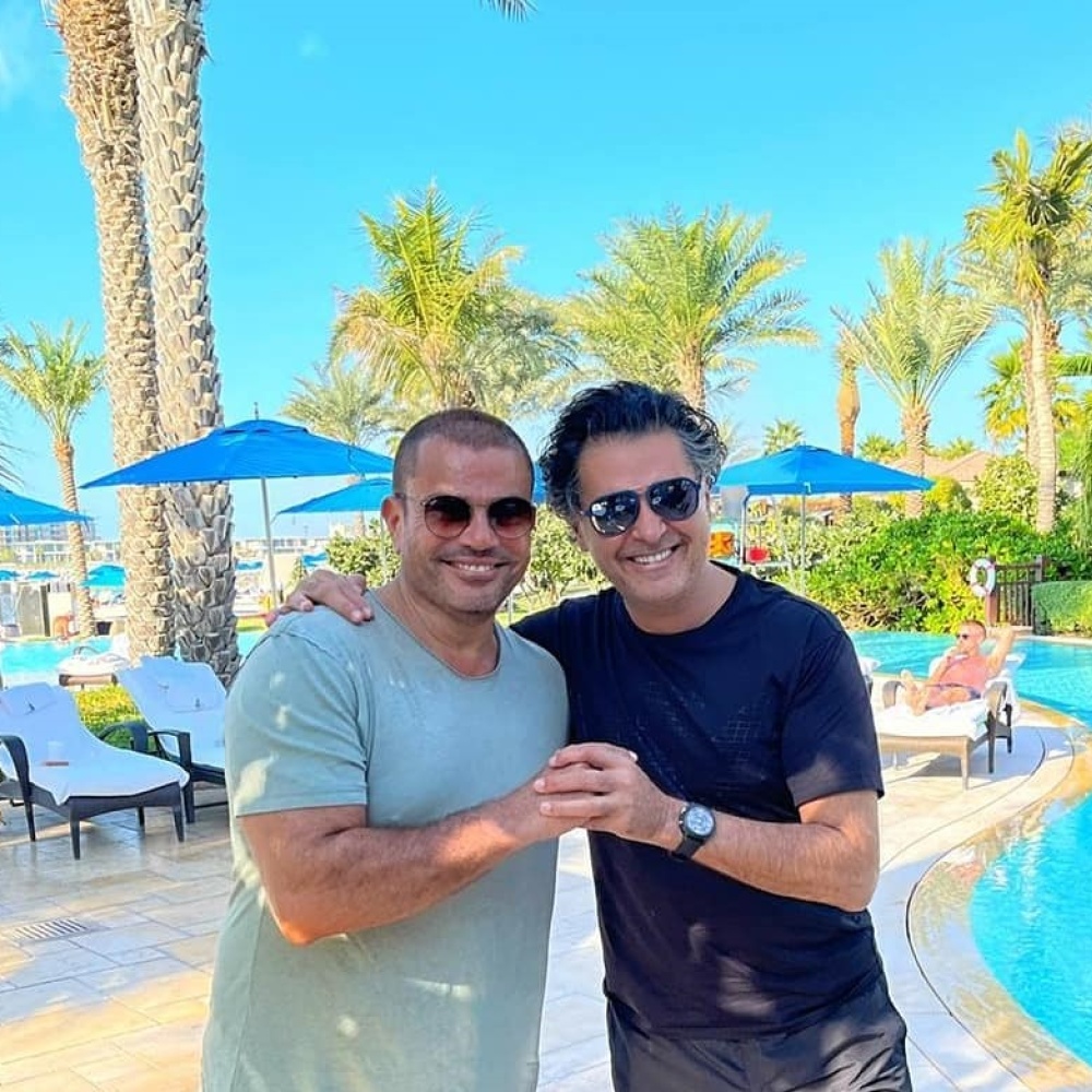 عمرو دياب وراغب علامة