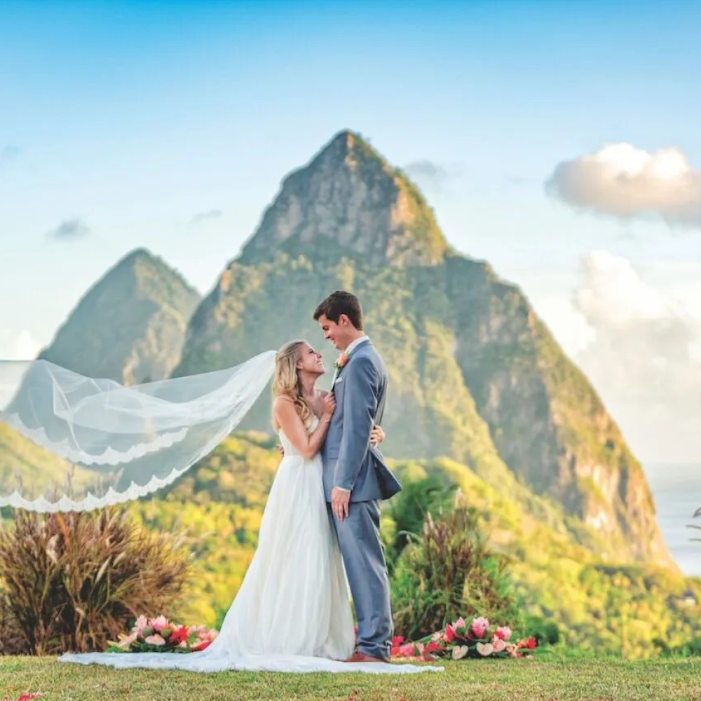 إقامة حفل زفاف في منطقة البحر الكاريبي