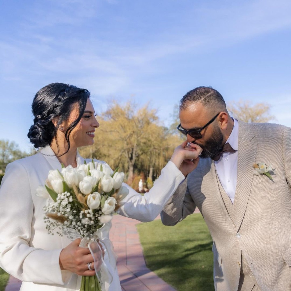 من حفل زفاف بريجيت ياغي في زيجتها الثانية