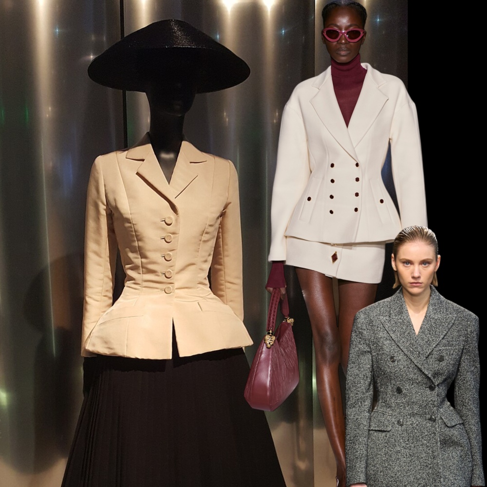 سترة “بار” الأيقونية من كريستيان ديور تُلهم تصاميم الـ tailored blazer في شتاء 2025