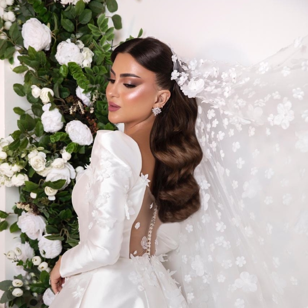 تسريحة عروس من الهير ستايل مضاوي الجابري