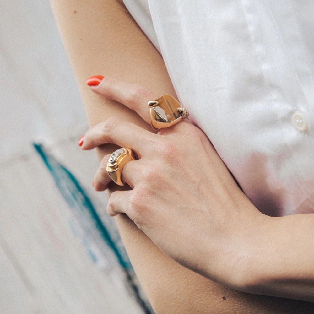 حجر عين النمر في خاتم من Pomellato