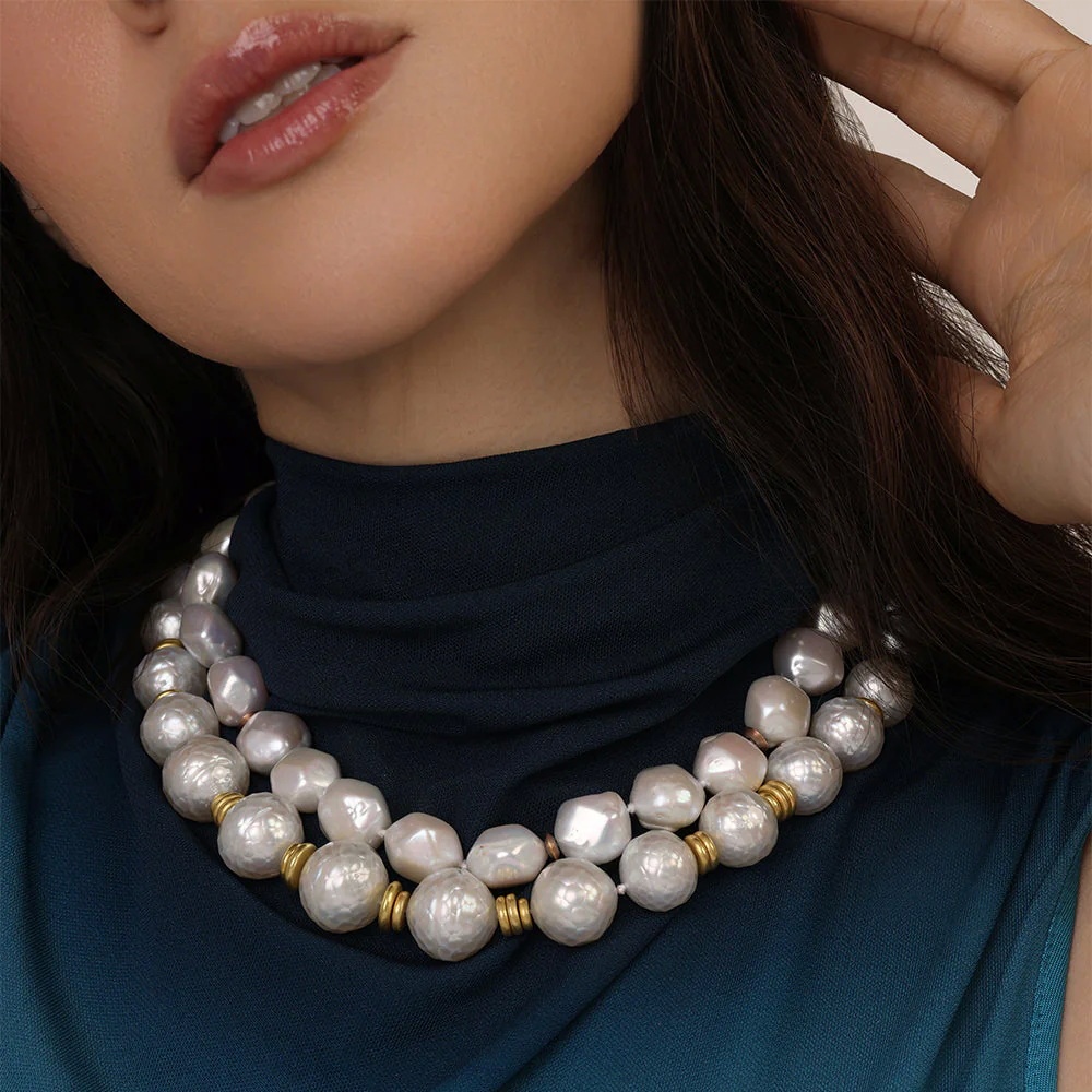 قلادة South Sea Pearl Beaded من SYLVA & CIE