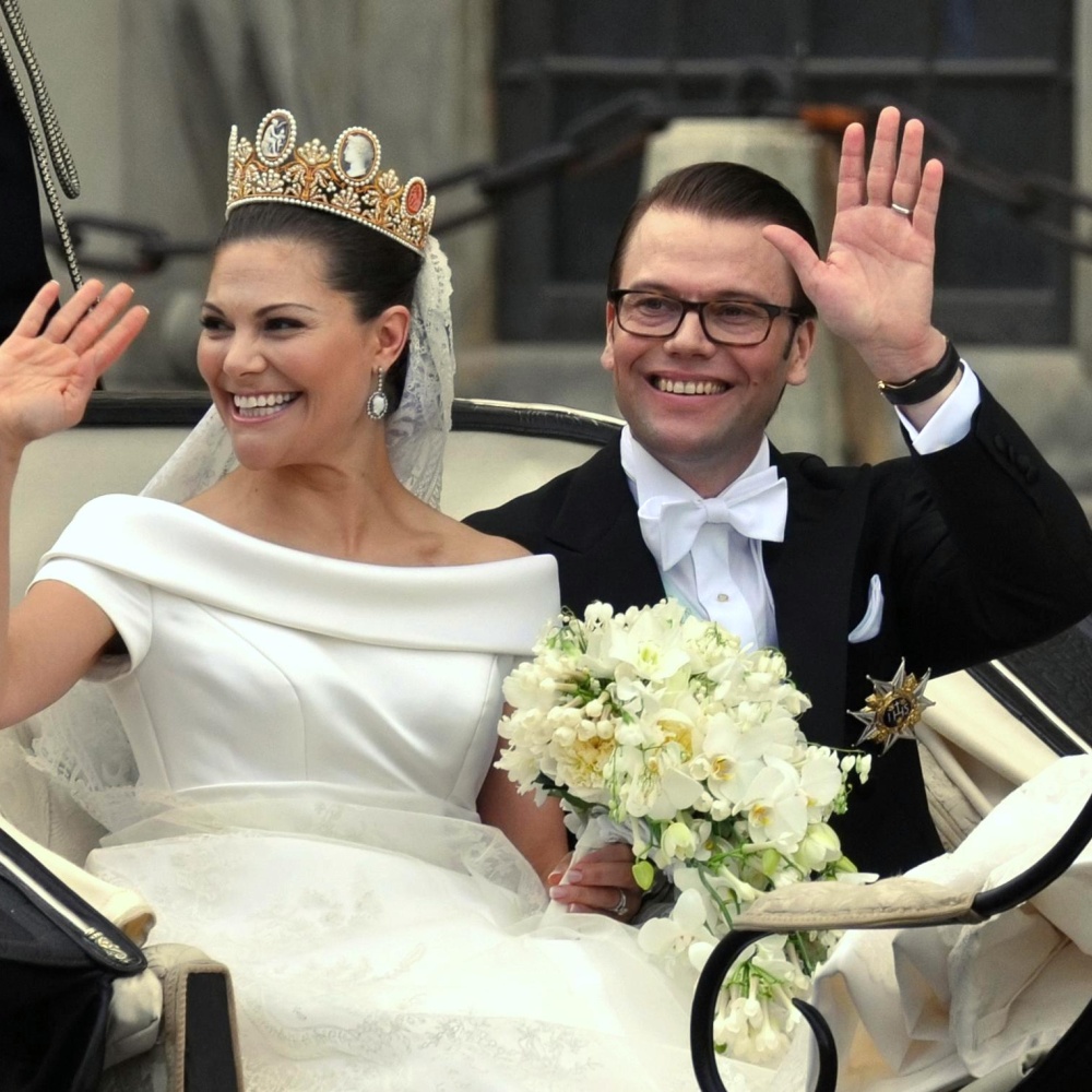 الأميرة فيكتوريا ولية عهد السويد Victoria, Crown Princess of Sweden والأمير دانيال Prince Daniel, Duke of Västergötland