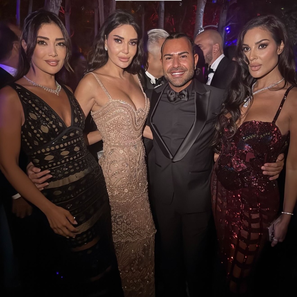 النجوم في حفل زفاف نجل إيلي صعب