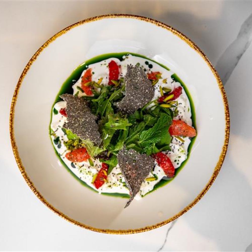 Stracciatella Cheese & Orange Salad
