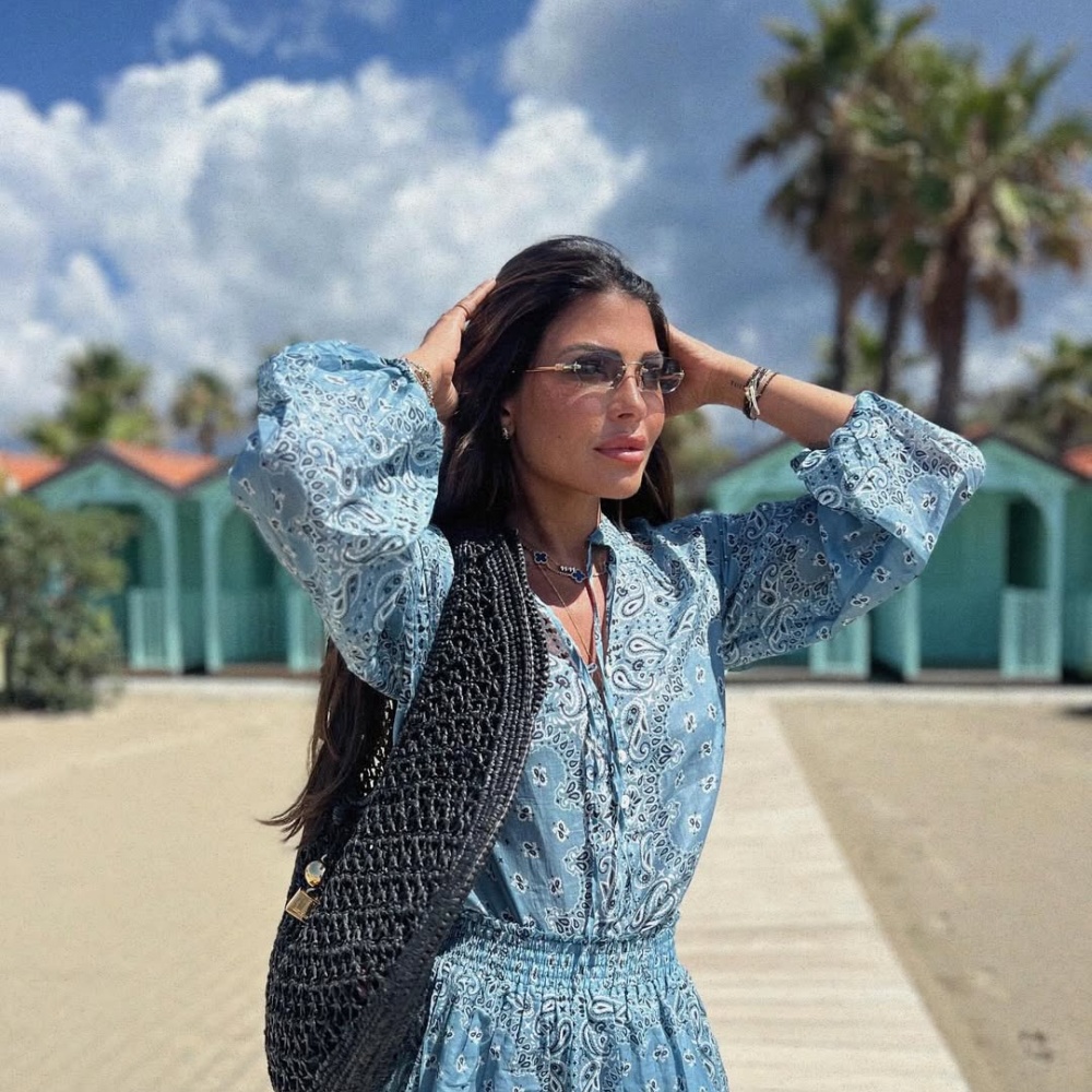 العنود بصيحة Paisley Print