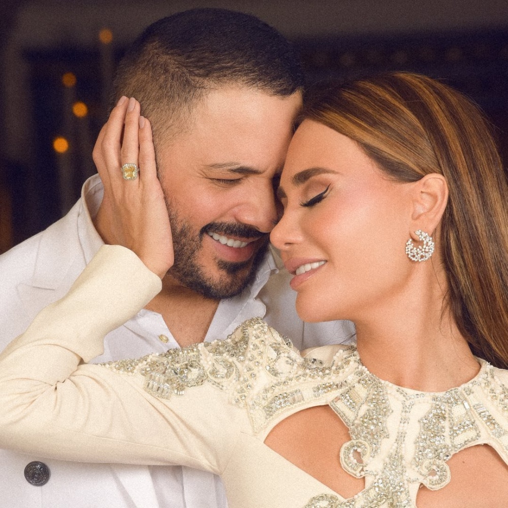 رامي عياش وداليدا واحتفال زفاف مصغر
