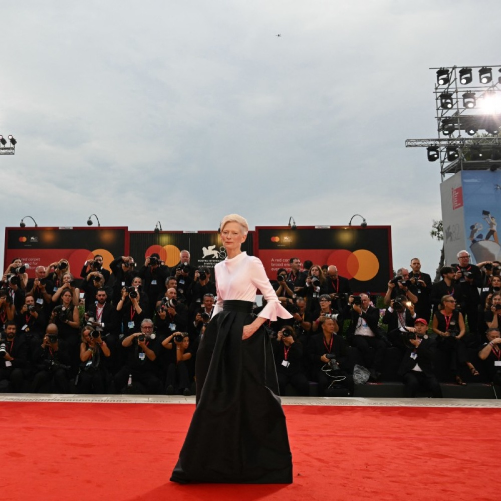 الممثلة البريطانية Tilda Swinton