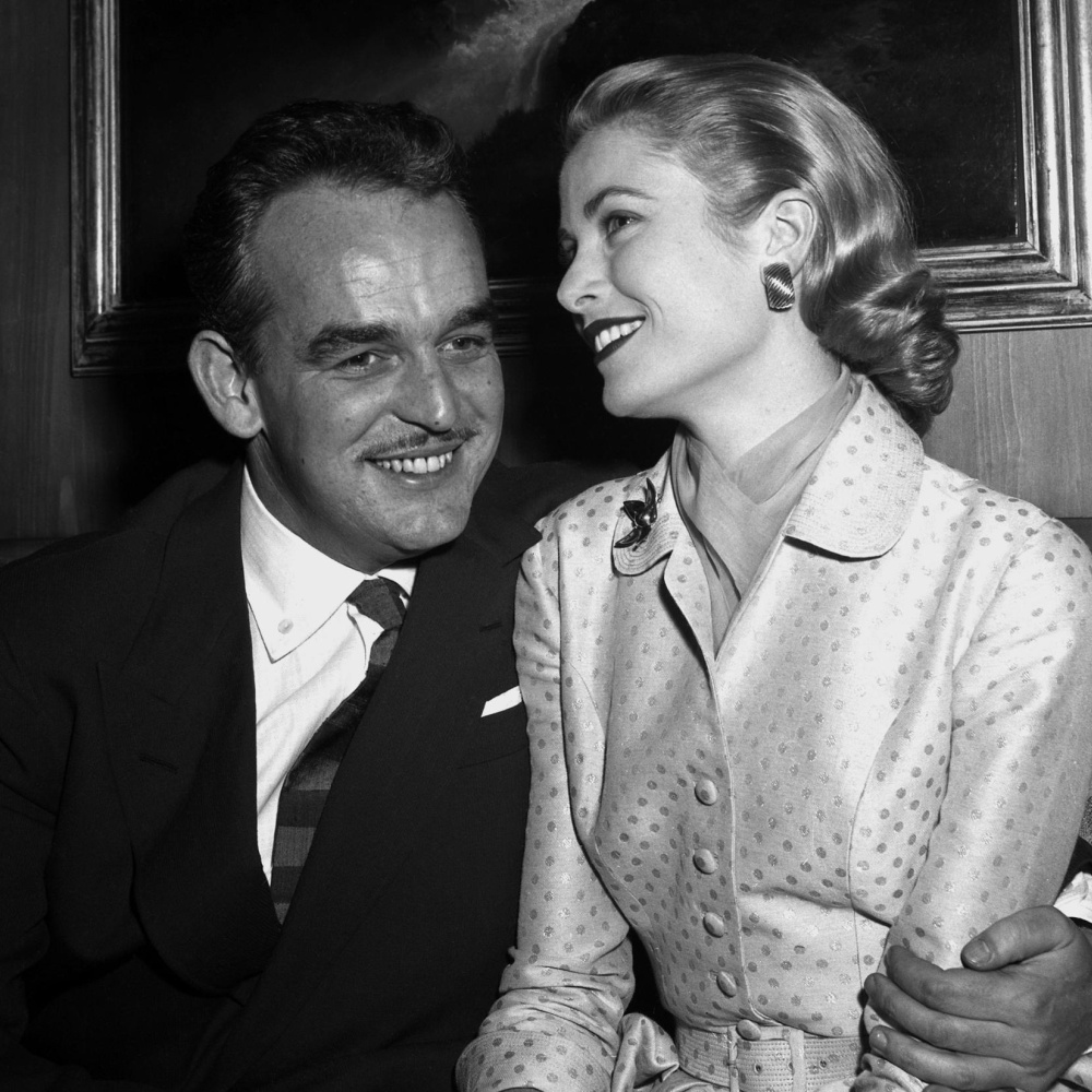 الأمير رينيه Prince Rainier والأميرة غريس كيلي Grace Kelly-26 عام