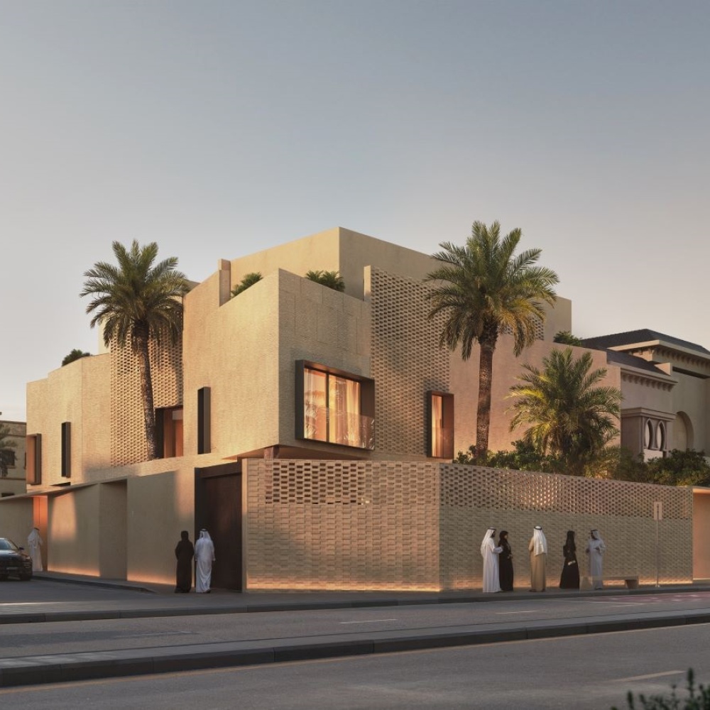 من المشاريع السكنية الخاصة لمكتب Quartz Architects في الرياض