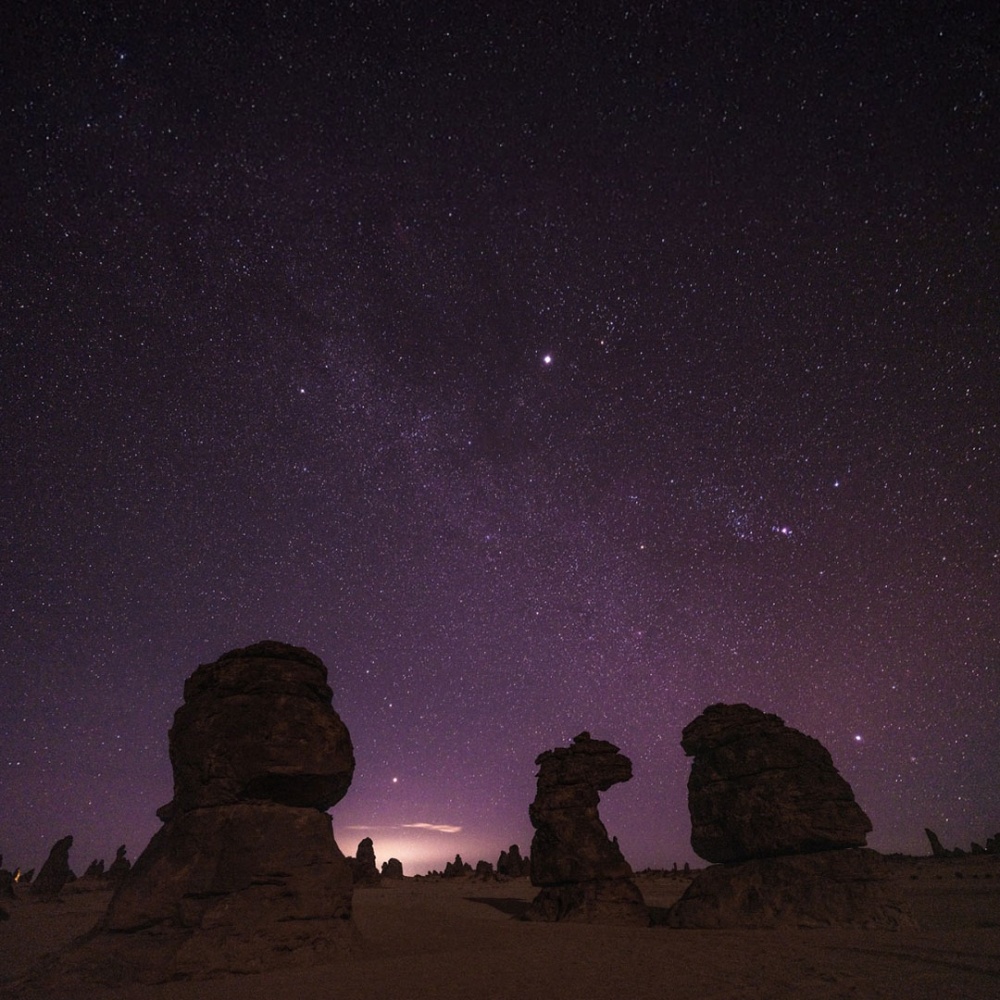 سياحة النجوم.. أفضل وجهات لتأمل النجوم في سماء المملكة الساحرة 
