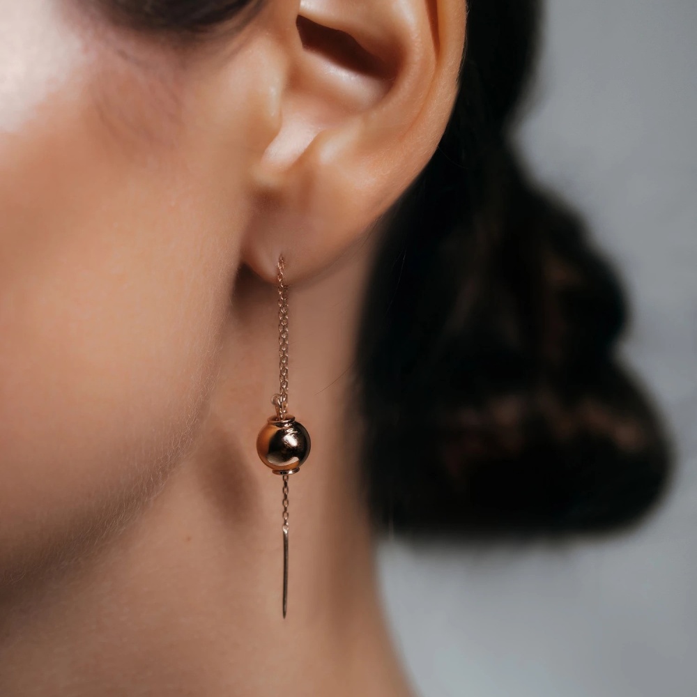 أقراط Drops القابلة للتعديل مع سلسلة من Twig Jewelry