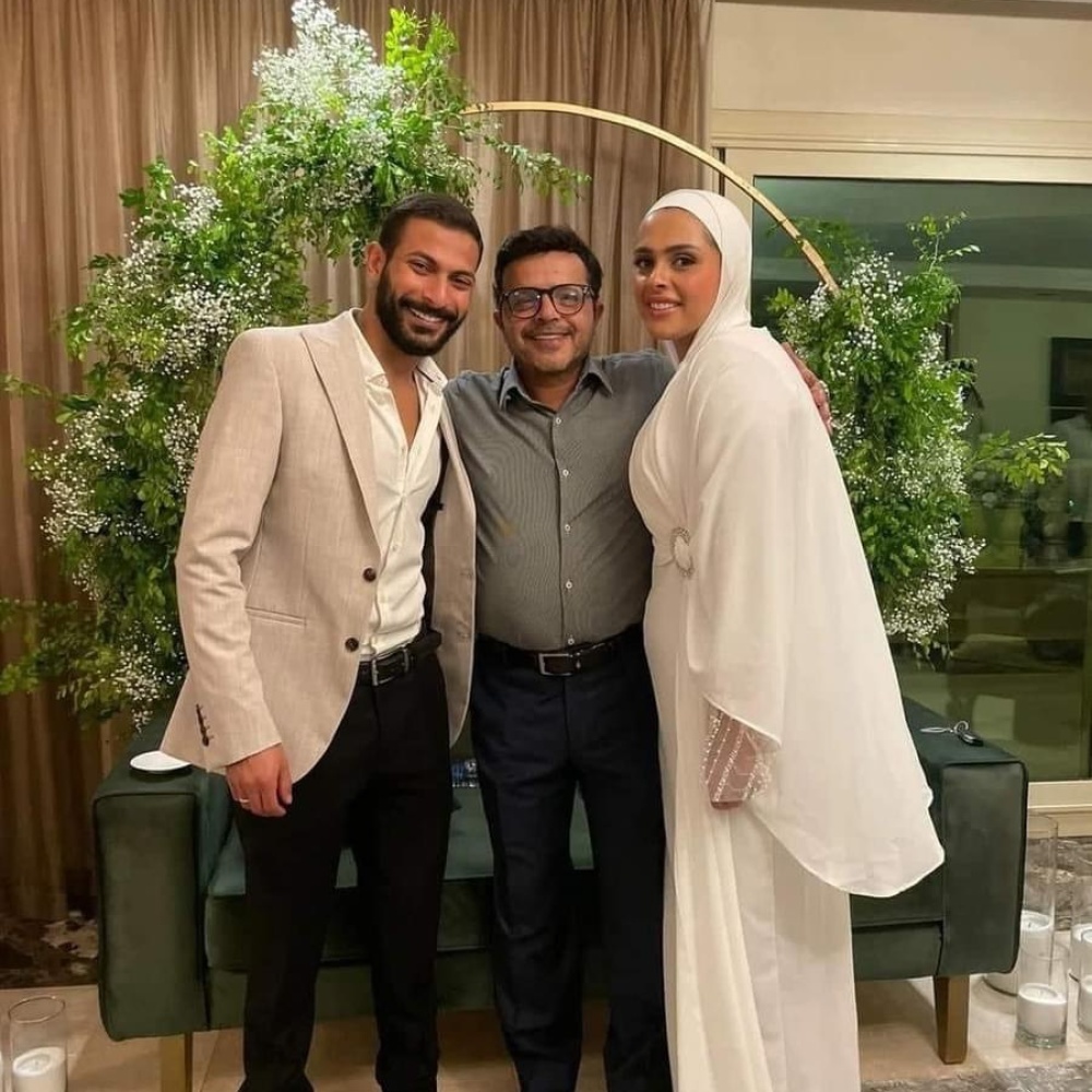 محمد هنيدي يحتفل بعقد قران ابنته