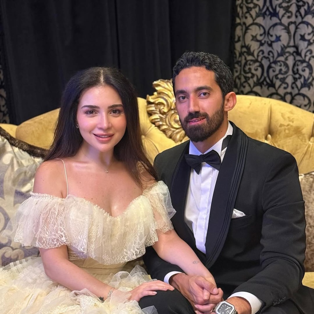 مي عز الدين تحتفل بعقد قرانها على أحمد تيمور