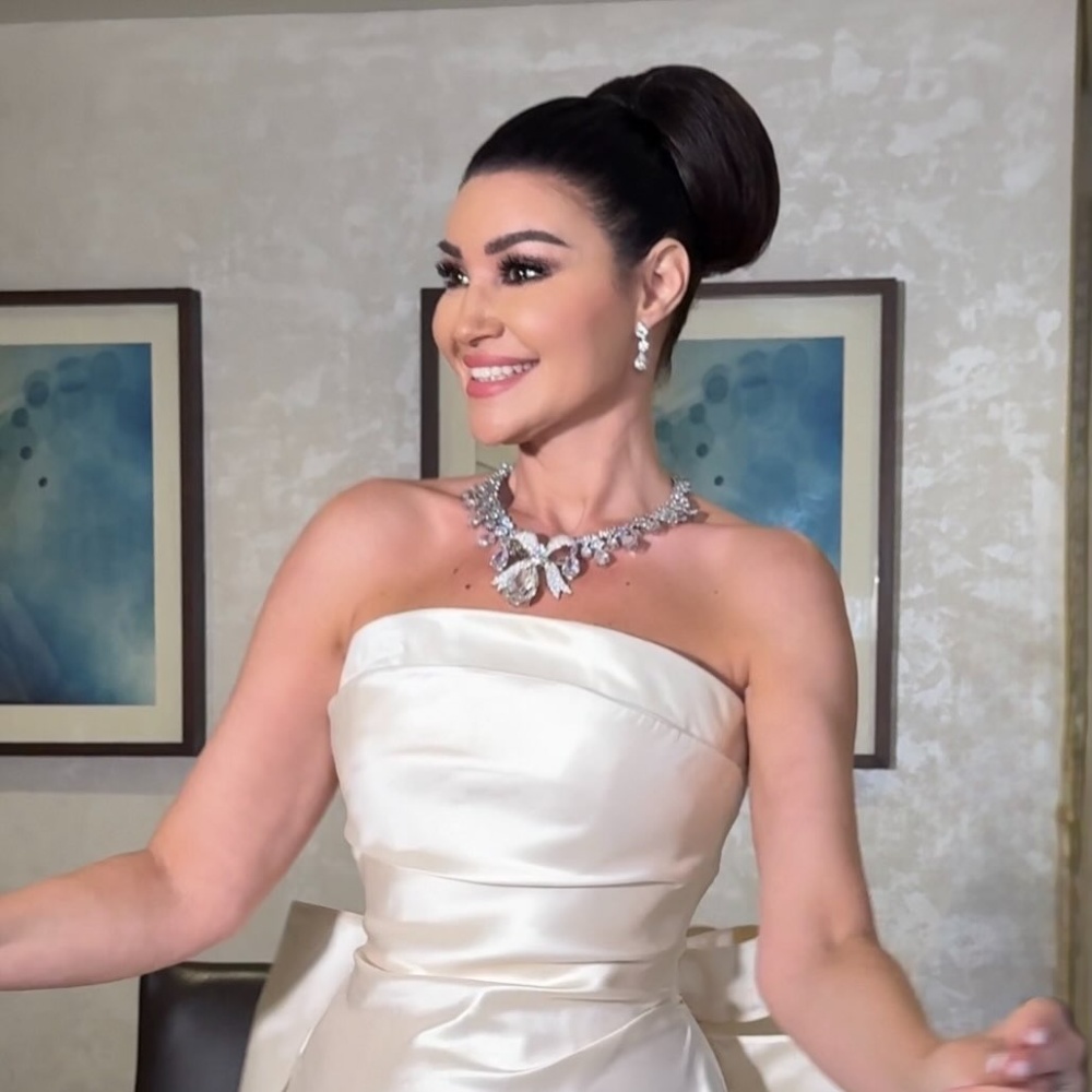 تفاصيل الإطلالة الجمالية لـ أروى جودة في حفل زفافها