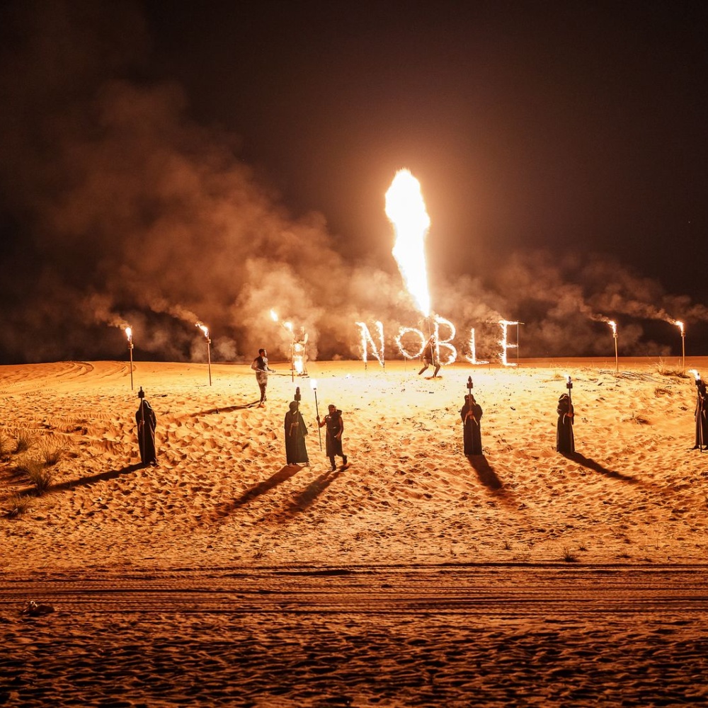 تجربتي مع "نوبل لايف".. عشاء غامر  مع الترفيه الصحراوي الراقي في الإمارات