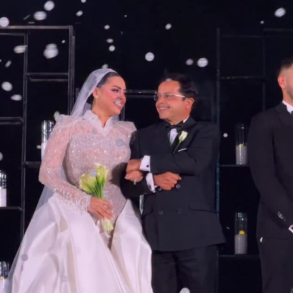 محمد هنيدي يحتفل بزفاف ابنته
