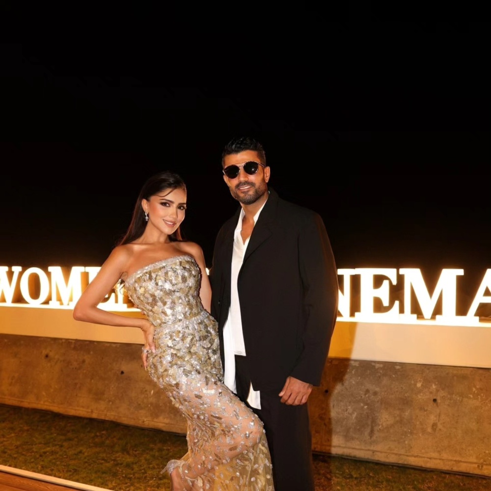 مي عمر ومحمد سامي في سهرة Women in Cinema