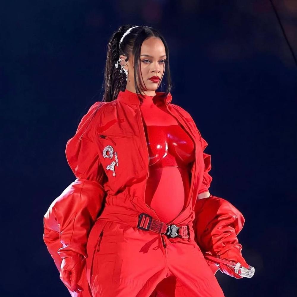 ريهانا خلال فترة حملها