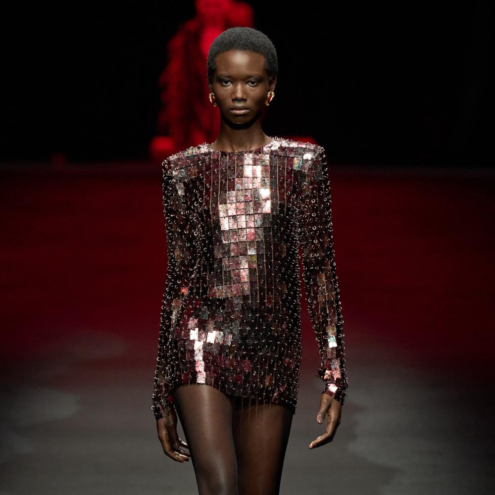 فساتين سهرة قصيرة بأسلوب Roberto Cavalli