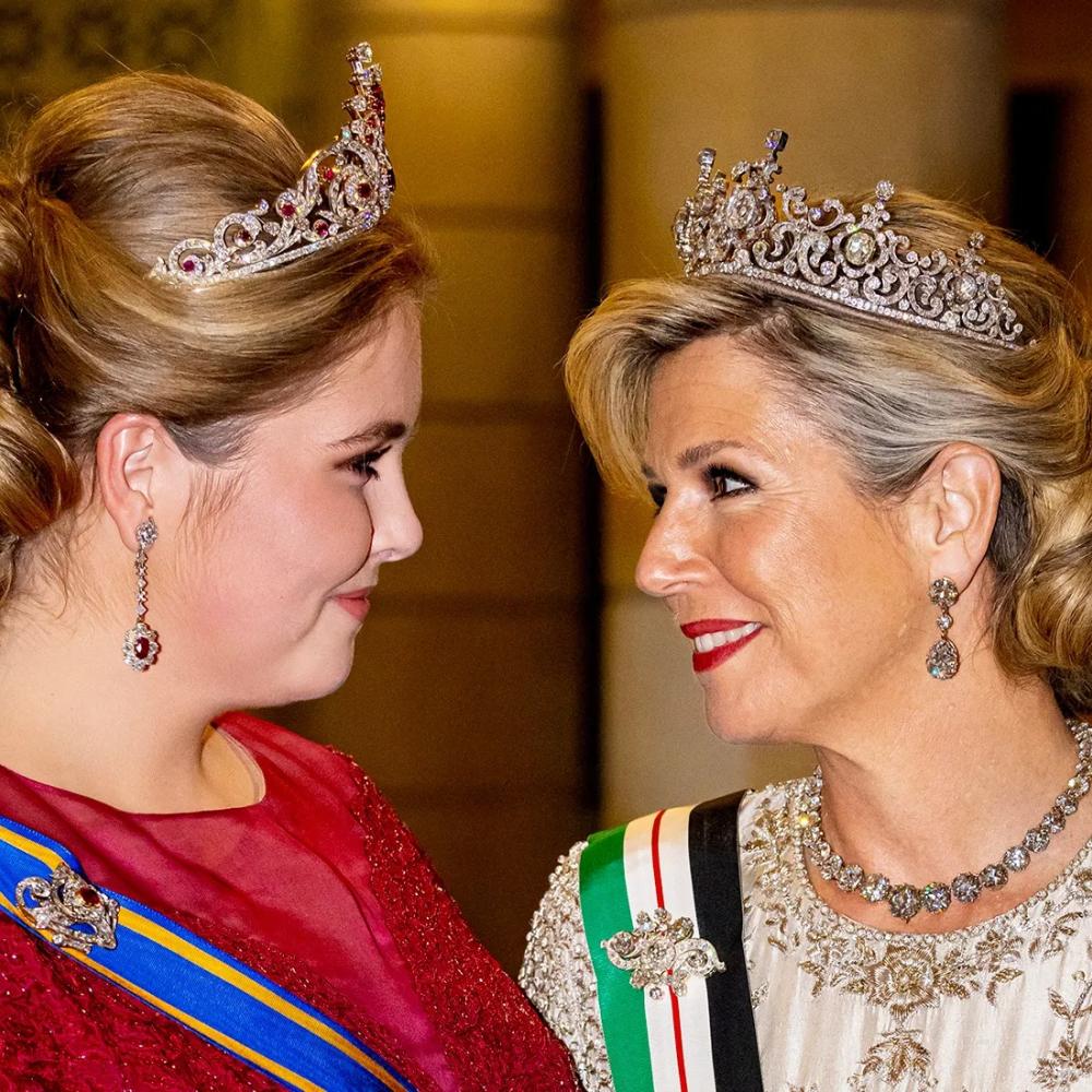 الأميرة كاتارينا أماليا تنافس والدتها الملكة ماكسيما في براعة التيجان المليكة