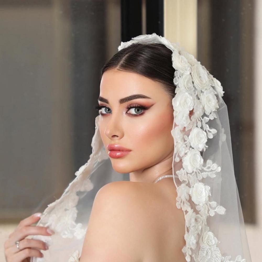 اطلالة عروس من خبيرة التجميل السعودية هند سعود