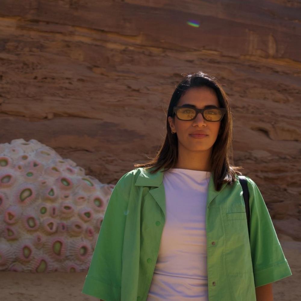 لين عجلان الصورة من فنون العلا