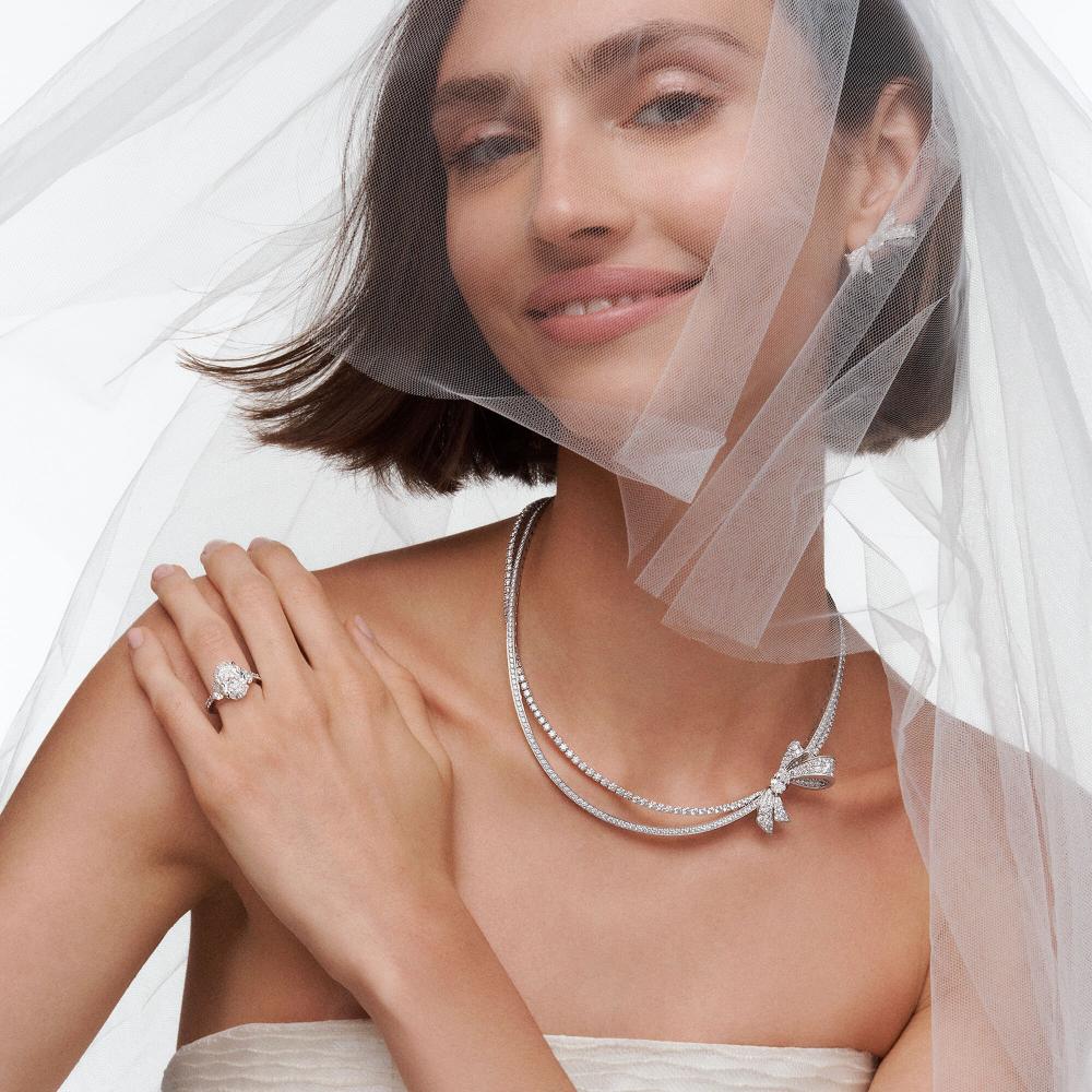 مجوهرات العروس الألماس من Graff.