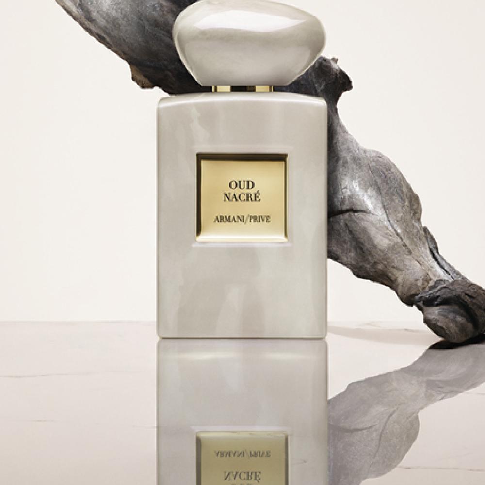 أرماني بريفيه تطلق عطر OUD NACRÉ الجديد بتركيبة فاخرة تمزج بريق اللؤلؤ بعمق العود