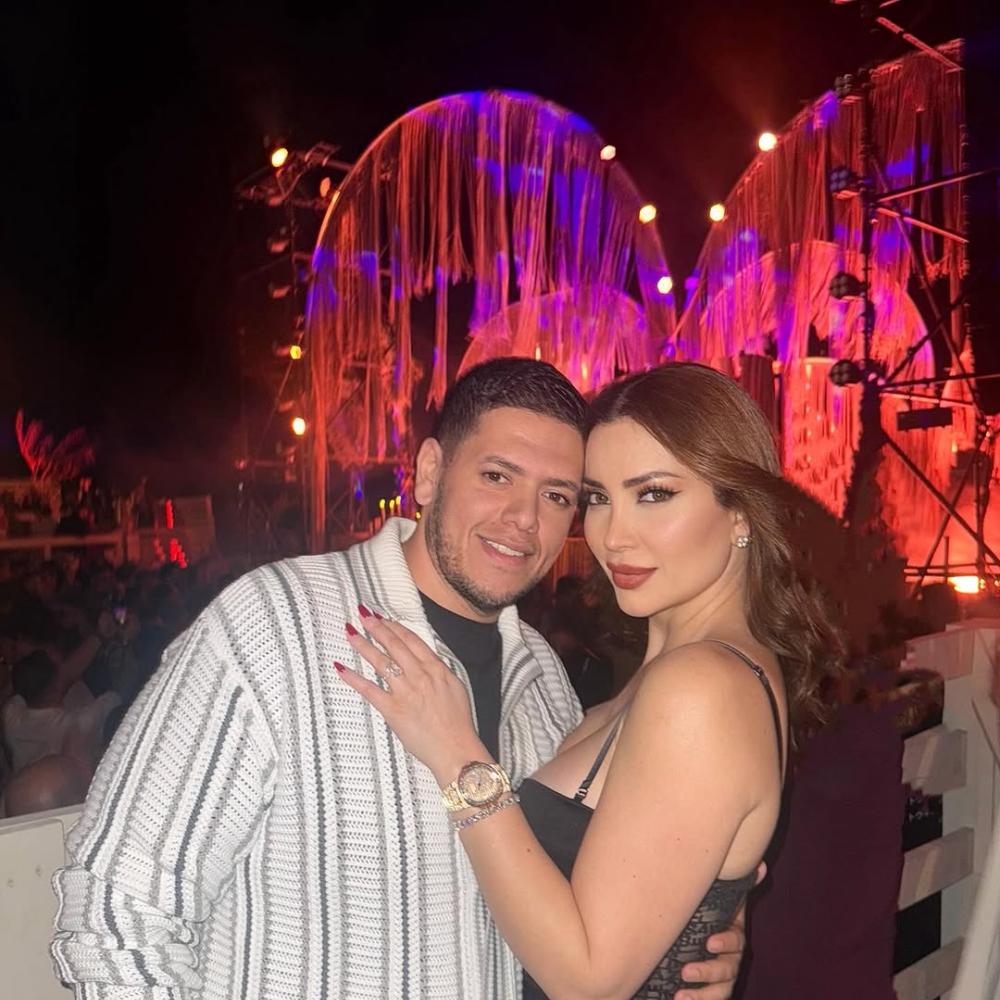 نسرين طافش وزوجها