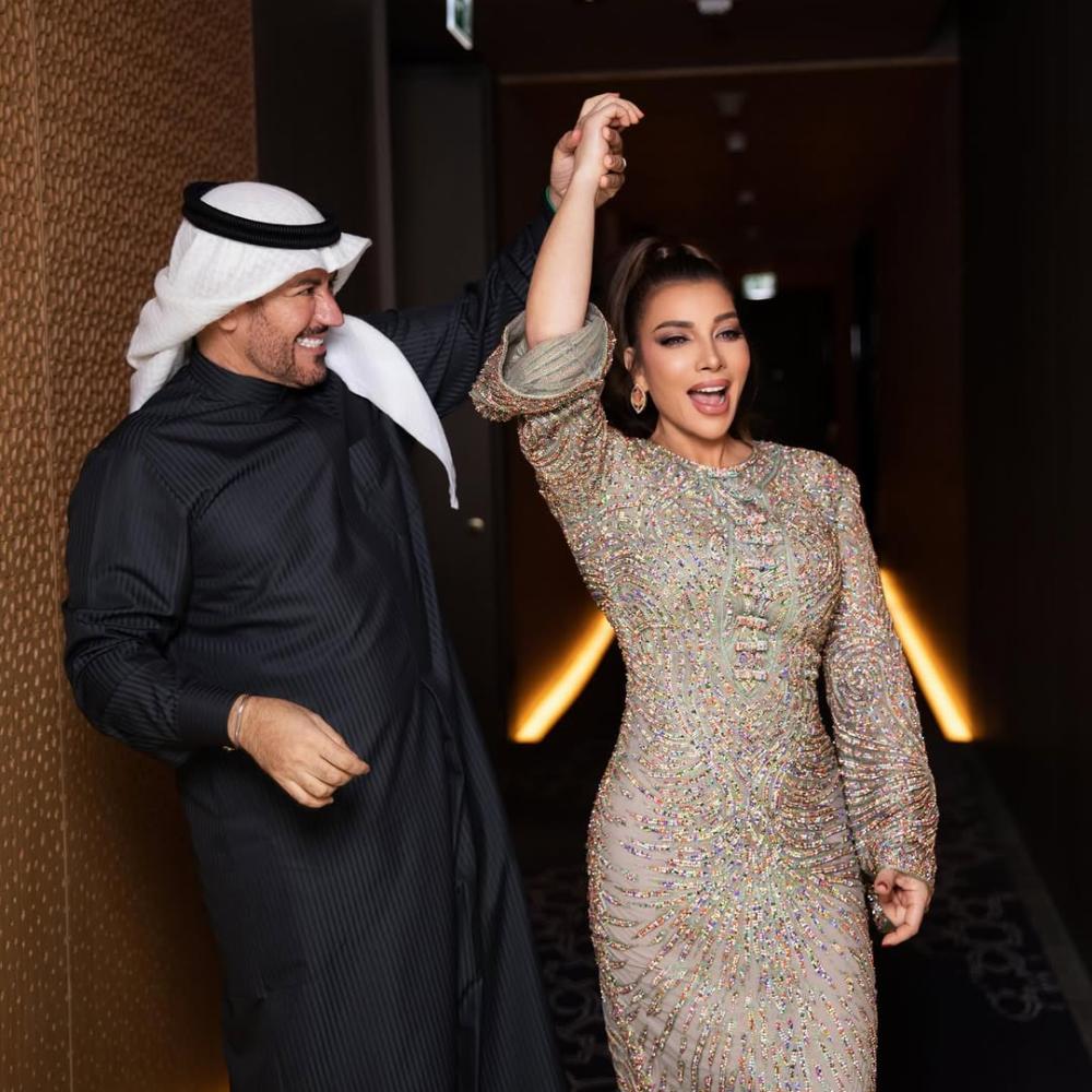 اصالة نصري وفائق حسن.. رومانسية مستمرة