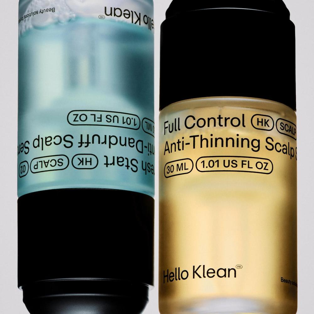 أول سيرومات لفروة الرأس مُصمَّمة لمعالجة الإجهاد الناتج عن الماء من Hello Klean