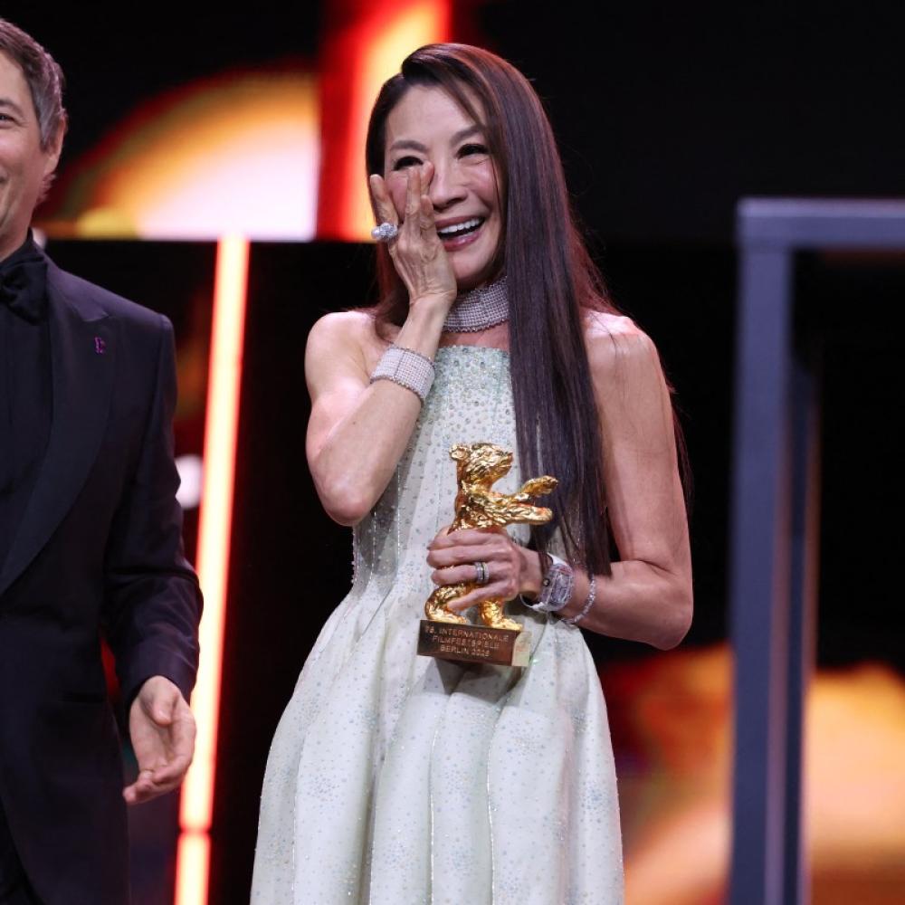 تكريم ميشيل يوه بجائزة الدب الذهبي الفخرية