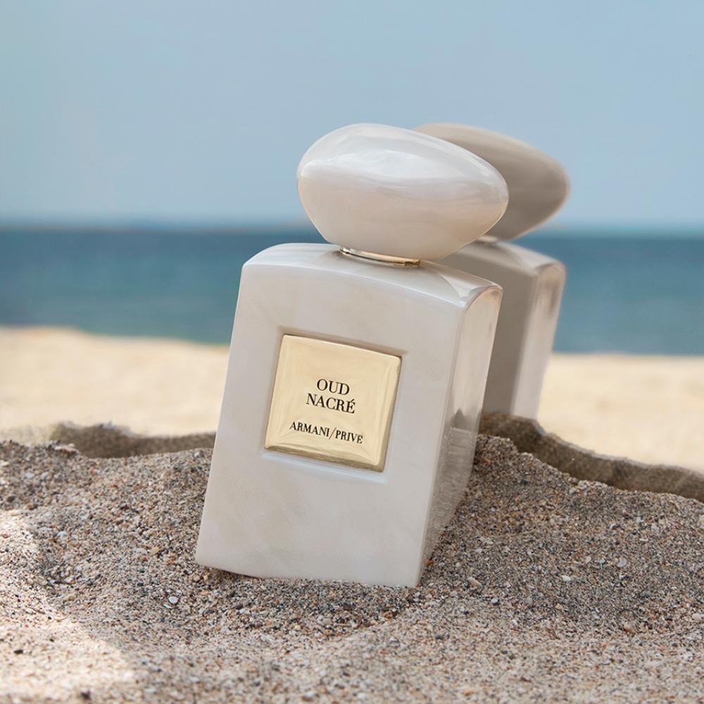 "أرماني بيوتي تكشف حملة رمضان 2026 'حكاية العود' مع أنس بوخش وعطر Oud Nacré 